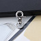 Alloy Swivel Snap Hook Clasps, Swivel Lobster Claw Clasps, Platinum, 32mm