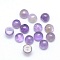Natural Amethyst Cabochons, Half Round, 4x2~2.5mm