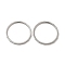 Non-Tarnish 304 Stainless Steel Finger Rings, Stainless Steel Color, Inner Diameter: 18mm