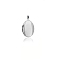 Tarnish Resistant 304 Stainless Steel Locket Pendants, Oval, Stainless Steel Color, 24x16x5mm, Hole: 10x5mm, Inner Size: 15x10mm