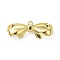 Rack Plating Brass Pendants, Long-Lasting Plated, Lead Free & Cadmium Free, Bowknot, Real 18K Gold Plated, 9.5x25x3mm, Hole: 1.4mm