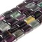 Natural Fluorite Beads Strands, Retangle, 18~18.2x13~13.5x6~6.5mm, Hole: 1~1.2mm, about 21pcs/strand, 14.84''~14.96''(37.7~38cm)