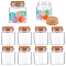 CRASPIRE 12Pcs Small Glass Bottles with Cork 50ml/1.7oz Clear Tiny Candy Jars with Cork Stoppers Vials lids Potion Bottles for Gift Favors Wedding DIY Decoration Crafts Party Sand