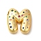 Brass Cubic Zirconia Pendants, Cadmium Free & Nickel Free & Lead Free, Letter A~Z Charms, Real 18K Gold Plated, Letter M, 29x28x7mm, Hole: 5x2.5mm