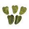 Natural Chinese Jade Gua Sha Boards, Scraping Massage Tools, Gua Sha Facial Tools, Heart, 68~70x43~44x3.5~4mm