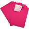 Jewelry Flocking Cloth, Polyester, Self-adhesive Fabric, Rectangle, Deep Pink, 29.5x20x0.07cm