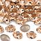 Preciosa® MAXIMA Crystal Fancy Stones, Czech Crystal, 435 12 601 Oval, Dura Foiling, 90300 Light Peach, 14x10mm