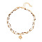 Alloy Sun Pendant Natural Coconut & Glass Seed Beaded Double Layer Necklaces, Golden, 18.11 inch(46cm), 2pcs/set