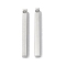 Brass Pendants, Rectangle, Platinum, 20x2x2mm, Hole: 1.2mm