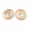 Ion Plating(IP) 304 Stainless Steel Pendants, Mosquito Coil Charm, Real 18K Gold Plated, 22x21x2mm, Hole: 1.4mm