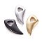 304 Stainless Steel Pendants, Scabbard, Mixed Color, 52x24x8.5mm, Hole: 11x12mm