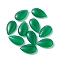 Natural Green Onyx Agate Beads, No Hole/Undrilled, Dyed & Heated, Teardrop, Green, 20.5x12x6.5mm
