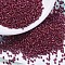 MIYUKI Delica Beads, Cylinder, Japanese Seed Beads, 11/0, (DB0654) Dyed Opaque Maroon, 1.3x1.6mm, Hole: 0.8mm, about 20000pcs/bag, 100g/bag