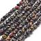 Natural Plum Blossom Jasper Beads Strands, Nuggets, 3~5x3~5x3~8mm, Hole: 1mm, about 85~90pcs/strand, 15.7 inch(40cm)