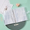 288 Pockets Transparent Jewelry Storage Book, with  Zip Lock Bags, Jewelry Storage Organizer for Rings Necklaces Bracelets Earrings Jewelry Beads, Clear, 47.5x19.5cm