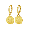 Summer Beach Octopus Stainless Steel Huggie Hoop Dangle Earrings for Women