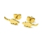 Cute Little Animal Theme 304 Stainless Steel Stud Earrings, Mouse, 5x13mm