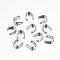 Tarnish Resistant 304 Stainless Steel Snap on Bails, Stainless Steel Color, 5.5x5x2.5mm