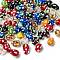 Handmade Lampwork 3D Strawberry Beads, Mixed Color, 10~13x8~10mm, Hole: 2mm