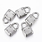 Tarnish Resistant 304 Stainless Steel Pendants, Padlock, Stainless Steel Color, 15.5x9.5x4mm, Hole: 4.5x4mm