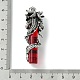 Большие подвески из сплава и стекла в тибетском стиле FIND-B041-02AS-03-3