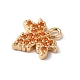 Латунные микро проложить кубического циркония подвески KK-C062-046G-01-2
