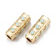 Настоящие позолоченные бусины из латуни 18k KK-A155-22G-3