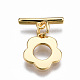 Латуни Переключить застежками KK-T063-95G-NF-1