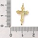 Латунные подвески из прозрачного кубического циркония KK-M101-02D-G02-3