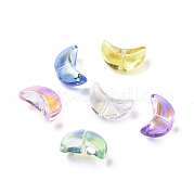 Прозрачный Electroplate стеклянные бусины GLAA-F122-01