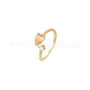 Элегантные серебряные кольца-манжеты с фианитами 925 пробы VD3365-2