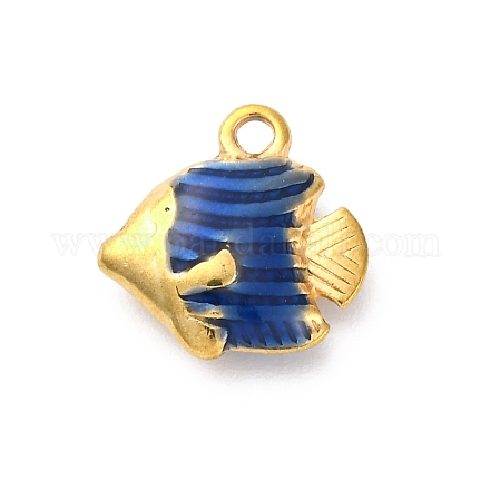 Подвески из нержавеющей стали 304 с эмалью STAS-B085-38G-01-1