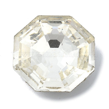Граненые стеклянные стразы кабошоны GGLA-C032-05G-1