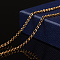 Ion Plating(IP) 304 Stainless Steel Rolo Chains, Belcher Chains, Unwelded, with Spool, Golden, 2x0.8mm, about 65.61 Feet(20m)/roll