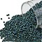 TOHO Round Seed Beads, Japanese Seed Beads, (706) Matte Color Iris Teal, 15/0, 1.5mm, Hole: 0.7mm, about 15000pcs/50g