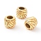 Ion Plating(IP)  304 Stainless Steel European Beads, Large Hole Beads, Manual Polishing, Column, Golden, 9x7.8mm, Hole: 4.5mm