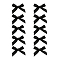 10Pcs Bowknot Cloth Alligator Hair Clips, Black, 35x45mm