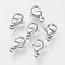 Tarnish Resistant 304 Stainless Steel Lobster Claw Clasps, Parrot Trigger Clasps, Stainless Steel Color, 15x9x4mm, Hole: 2mm