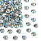 Preciosa® MAXIMA Crystal No Hotfix Flatback Stones, Czech Crystal, Dura Foiling, Round(438 11 615 Chaton Rose), 40010 200 Black Diamond AB, SS8(2.3~2.5mm)
