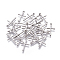 Tarnish Resistant 304 Stainless Steel Pendants, Cross, Stainless Steel Color, 16x9.5x0.7mm, Hole: 1.2mm