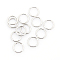 Tarnish Resistant 304 Stainless Steel Open Jump Rings, Stainless Steel Color, 20 Gauge, 10x0.8mm, Inner Diameter: 8.4mm, about 2000pcs/bag