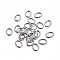 Tarnish Resistant 304 Stainless Steel Jump Rings, Open Jump Rings, Oval, Stainless Steel Color, 24 Gauge, 4x3x0.5mm, Inner Diameter: 2x3mm