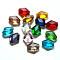 K9 Glass, Imitation Austrian Crystal Beads, Grade AAA, Faceted, Bicone, Mixed Color, 14x12x6mm, Hole: 0.9~1mm
