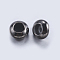 Brass Beads, Rondelle, Gunmetal, 6x3mm, Hole: 3mm