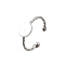 304 Stainless Steel Cuff Ring Components, Plain Pad Ring Settings, Flat Round, Stainless Steel Color, Round: 8mm, Inner Diameter: Adjustable