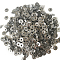 Metal Candle Wick Bases, for Candle Making, Platinum, 1.25cm, 100pcs/bag