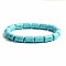 Turquoise Bracelet with Elastic Rope Bracelet, Male and Female Lovers Best Friend, Bead: 6mm