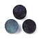 Natural Fluorite Cabochons, Flat Round, 10x8~9.5mm