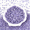 Transparent Inside Colours Glass Seed Beads, Triangle, Slate Blue, 3.4x3.4~3.8x3.4~3.8mm, Hole: 1mm, about 7500pcs/pound