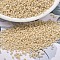 MIYUKI Delica Beads, Cylinder, Japanese Seed Beads, 11/0, (DB1591) Matte Opaque Pear AB, 1.3x1.6mm, Hole: 0.8mm, about 100000pcs/500g